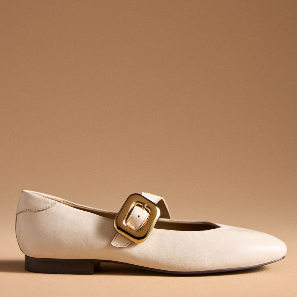 Maeve Buckle Mary Jane Flats in NEW Size EU 38 US 7-7.5 - Picture 2 of 9